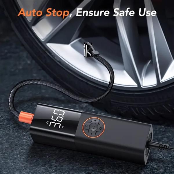  Multifunctional Car Inflation Pump Mini Intelligent Handheld Car Portable Inflation Pump Digital Display Fast Charging Wireless Inflation Pump