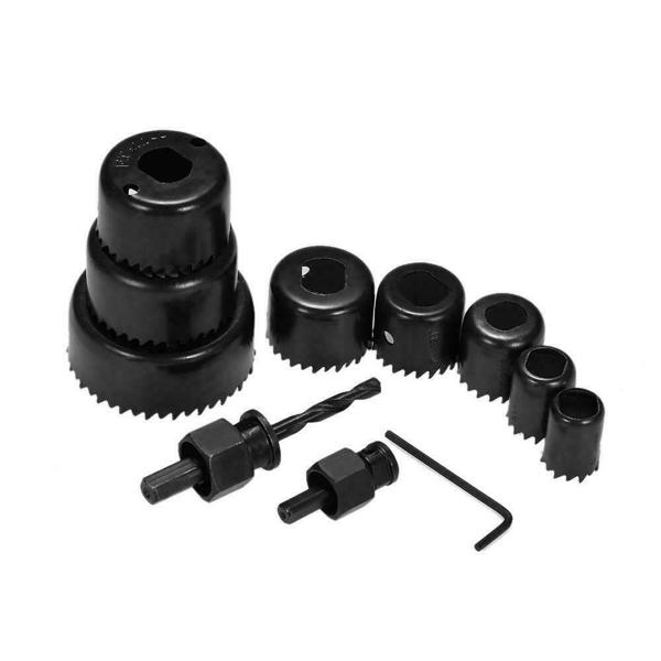 11PCS HOLE SAW CUTTER SET Round/Circular Drill Cutting Case Kit Metal/Alloy/Wood