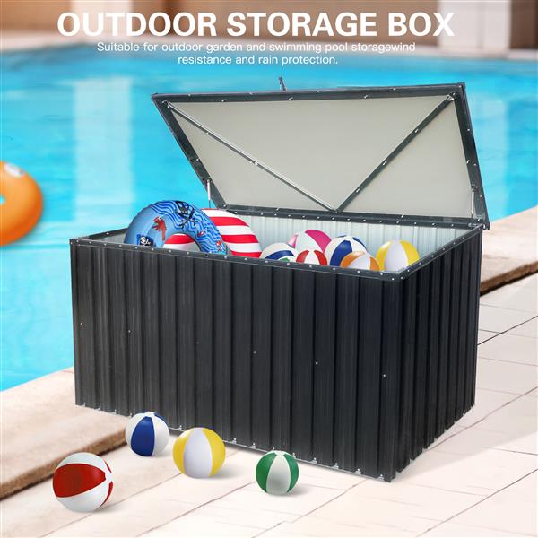 Metal Storage Box Store Large Out Door Use