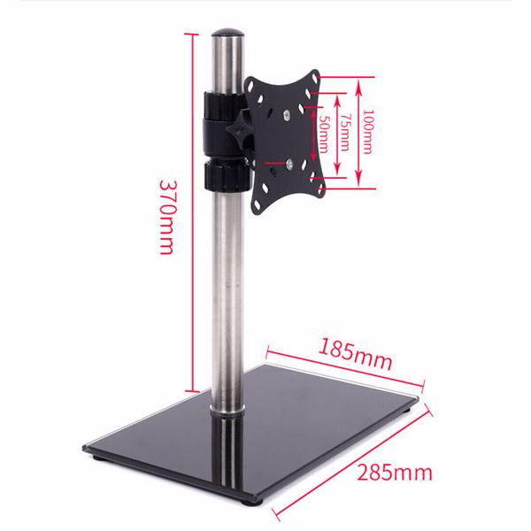 Single Computer Monitor Arm Mount Desks Stand 14-26”Screen LED TV Bracket Mounts