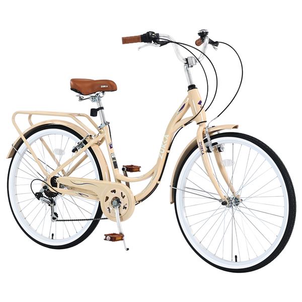 7 Speed, Steel Frame, Multiple Colors 24 Inch Ladies Bicycle