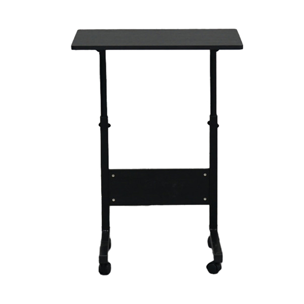 [Old code:95215897]Removable P2 15MM Chipboard & Steel Side Table with Baffle Black