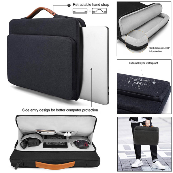 For MacBook Air 13.6 Inch A2681 (2022) Carrying Sleeve Case Handbag Pouch Bag