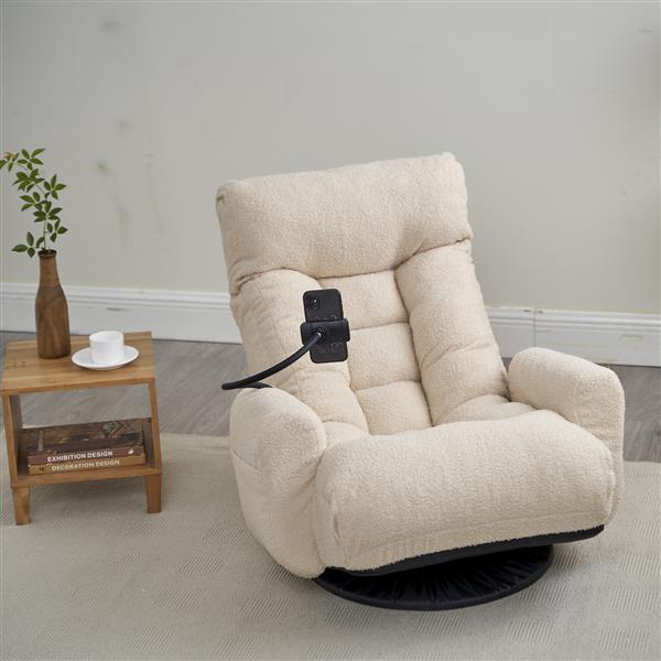 Adjustable head and waist, game chair, lounge chair in the living room, 360 degree rotatable sofa chair,Rotatable seat Leisure Chair deck chair