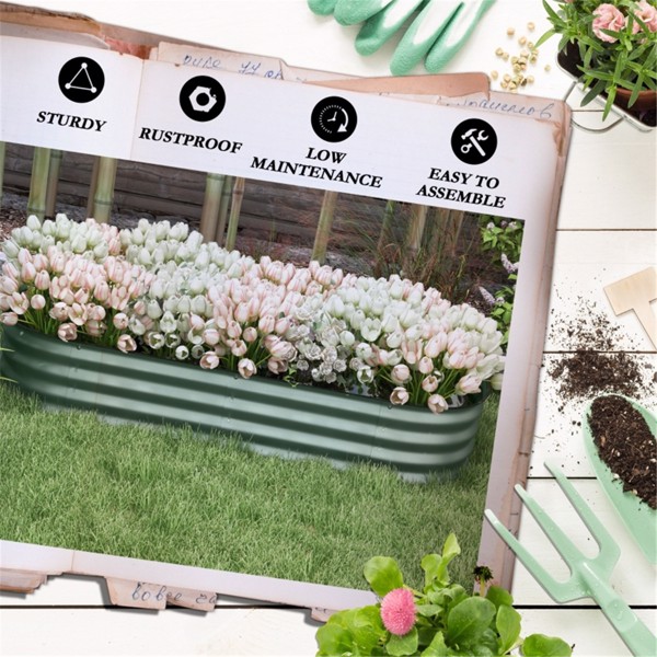 花坛  花园/阳台植物支架 （ Amazon Shipping）（WalMart禁售）-6