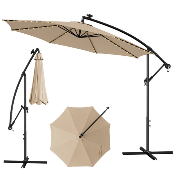 10 Feet Umbrella with LED Lights 