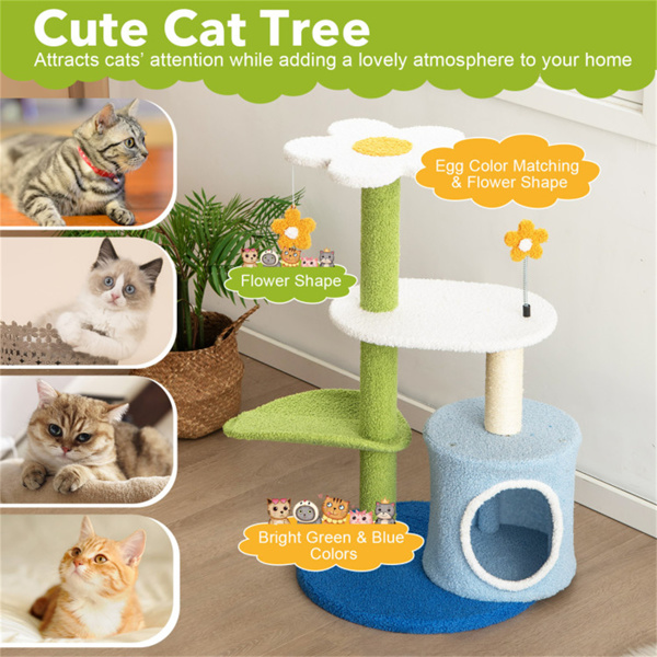  4-Tier Cute Cat Tree   ﻿