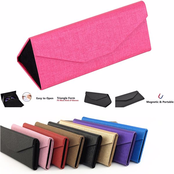 Foldable Cool Glasses Protector Storage Sunglasses Holder Box Hard Case Eyeglass