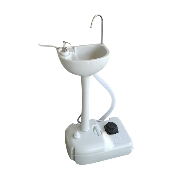 CHH-7701 Portable Removable Outdoor Wash Basin White