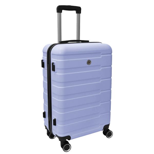 4 Piece Hard Shell Luggage Set,Carry on Suitcase with Spinner Wheels,Family Luggage Set,Lavender Purple(12/20/24/28in)