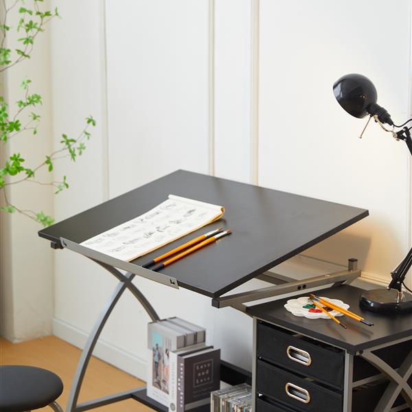 drafting table sliver with stool