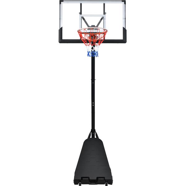 Portable Basketball Hoop Basketball System 8-10ft Height Adjustable for Youth Adults LED Basketball Hoop Lights, Colorful lights, Waterproof,Super Bright to Play at Night Outdoors,Good Gift for Kids