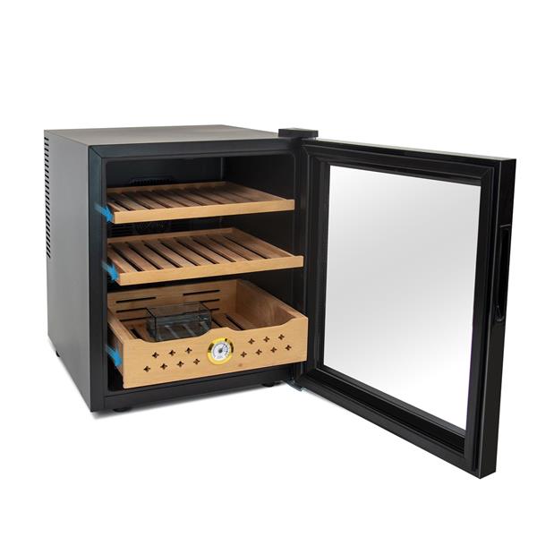 50L Cigar Humidors with Cooling and Heating Function , 300 Counts Capacity Cigar Humidor Humidifiers with Constant Temperature Controller, Father's Day Gift for Men