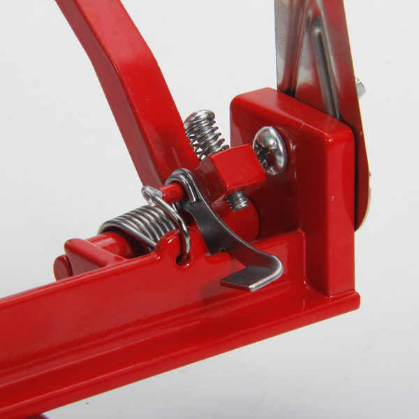 3-in-1 Stainless Steel Hand-cranking Apple Peeler Slicer Peeler Red