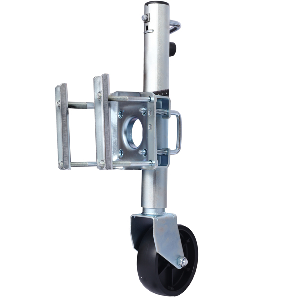 Trailer Jack, Boat Trailer Jack 32.8 in, Bolt-on Trailer Tongue Jack Weight Capacity 1000 lb, with PP Wheels and Handle for Lifting RV Trailer, Horse Trailer, Utility Trailer, Yacht Trailer 