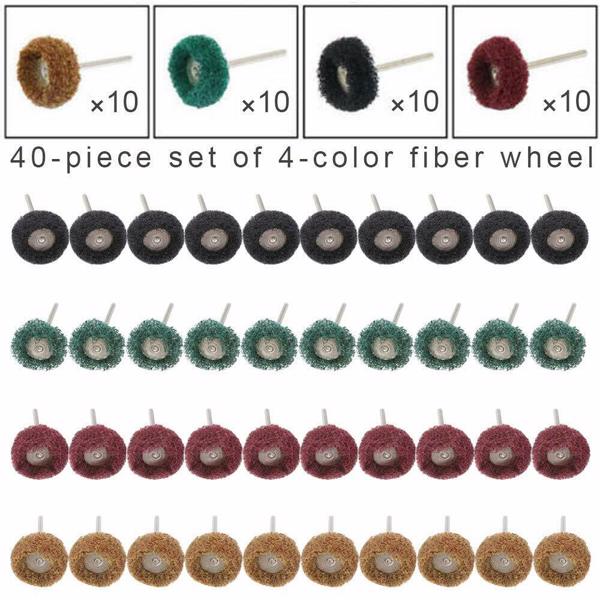 80X Wheel Buffing Polishing Set For Dremel Rotary Tool Bits Accessories Kits UK