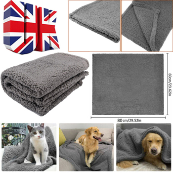 Pet Blanket Warm Rest Bed Mat Sleeping Pad Dog Cat Puppy Fleece Soft Cushion