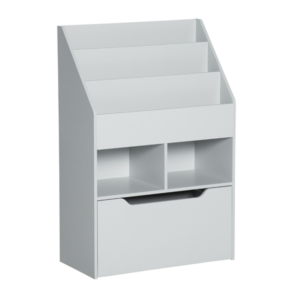 Kids Shelf Book/Storage Cabinet-Gray