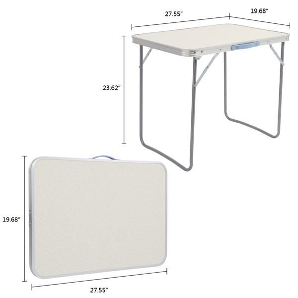 70x50x60cm Aluminum Camping Folding Table