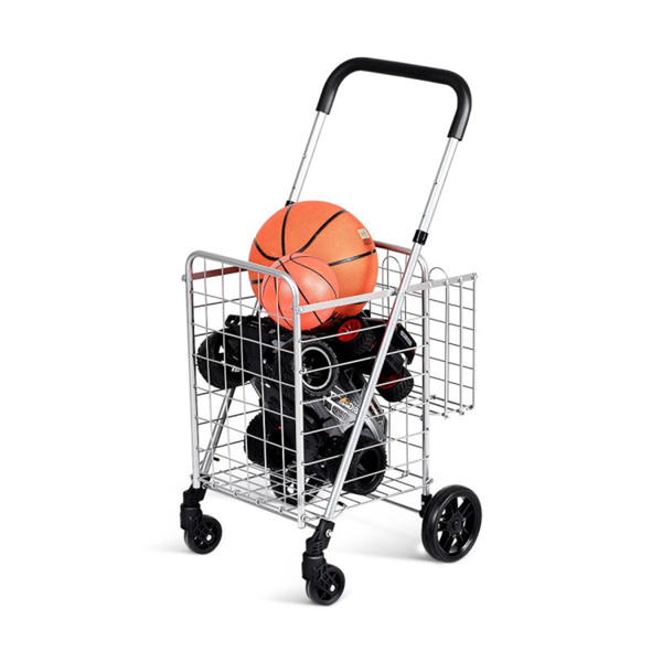 Convenient foldable shopping cart