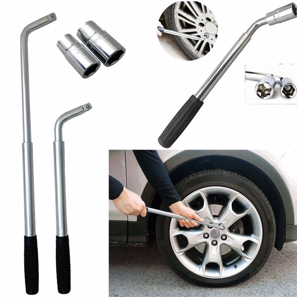 2.5T Scissor Jack + Extendable Wheel Wrench Brace Socket Car Van Tire Hand Tool