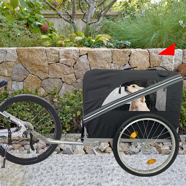 Outdoor Heavy Duty Foldable Utility Pet Stroller Dog Carriers Bicycle Trailer