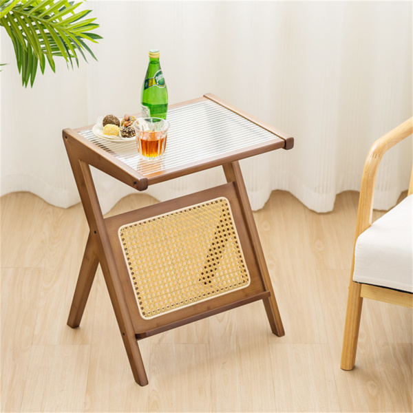 Modern Bamboo Edge Table