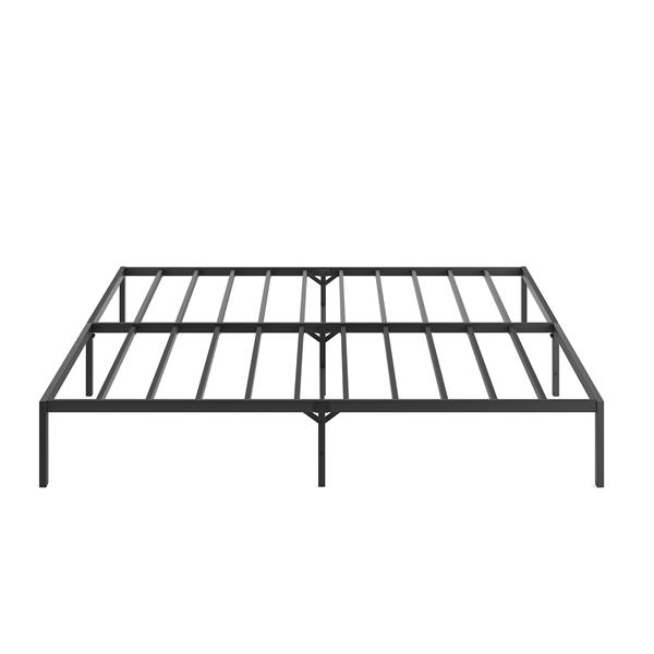 Metal Platform Bed frame ,Sturdy Metal Frame, No Box Spring Needed(King)