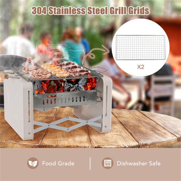 Outdoor BBQ Grill Beige