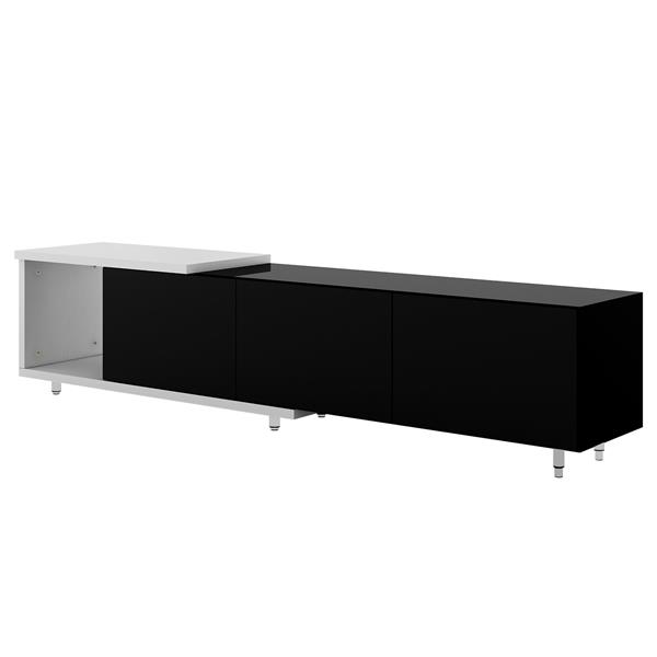 Modern ,Stylish TV Stand  TV Cabinet for 80+inch TV, Black