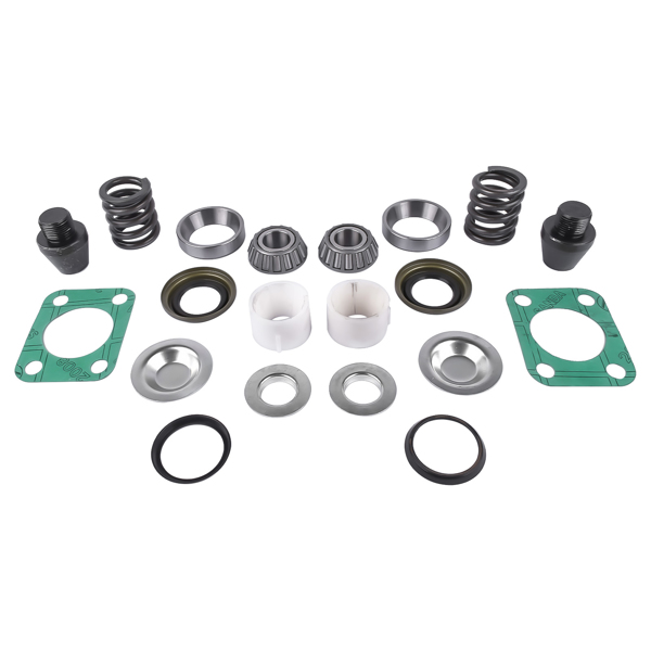 Front Axle King Pin Rebuild Kit for Chevy GMC K3500 Bearing Bushing Spring Seal