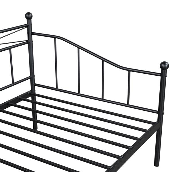 Metal Daybed with Pop-up Trundle