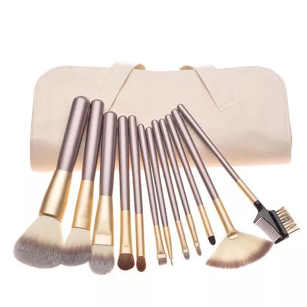 Corrugated nylon brush rice white cosmetic brush