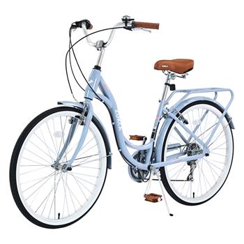 7 Speed, Steel Frame, Multiple Colors 24 Inch Ladies Bicycle