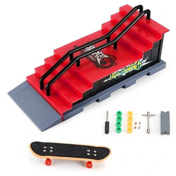 Skate Park Ramp Kit Tech Deck Mini Fingerboard Finger Board Ultimate Park Toys~