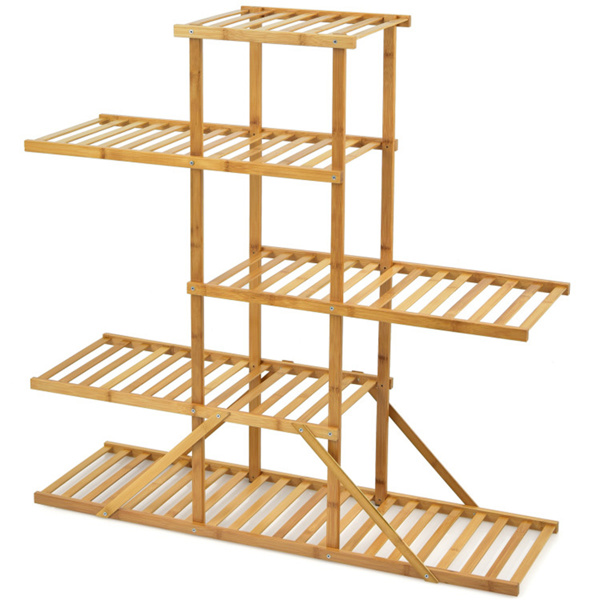 Bamboo Plant Stand 