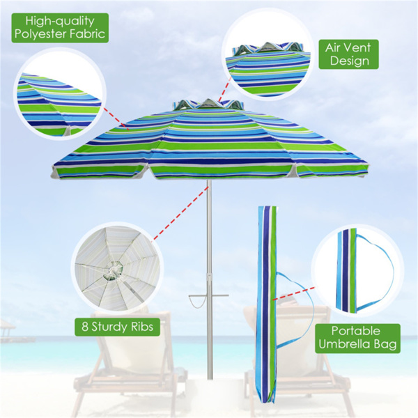 6.5 Feet Beach Umbrella 