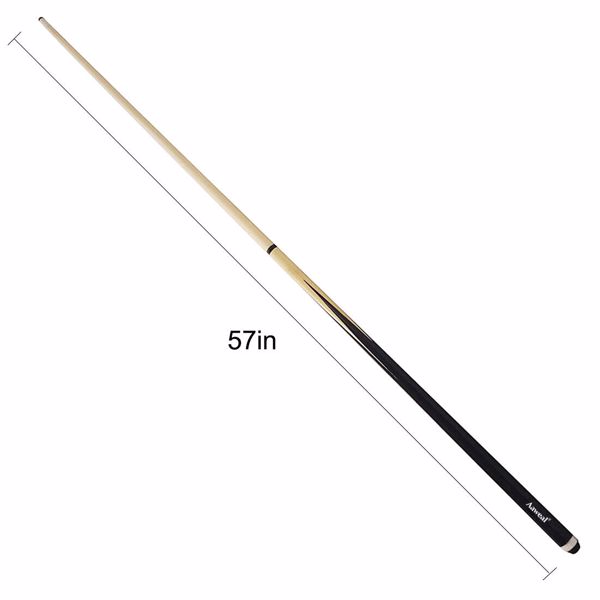 57'' 2 Piece Wood Snooker/Pool Cues Billiard Cues