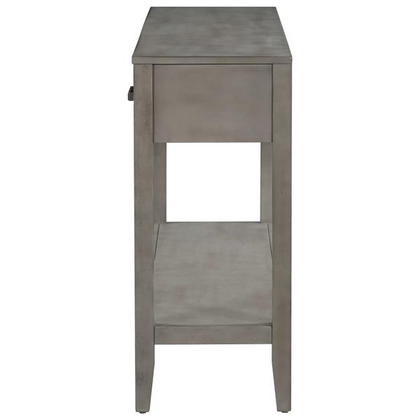 Contemporary 3-Drawer Console Table with 1 Shelf, Entrance Table for Entryway, Hallway, Living Room, Foyer, Corridor