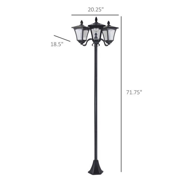  Outdoor Lamp /Street Light /Solar Powered Lamp  -AS ( Amazon Shipping)（Prohibited by WalMart）