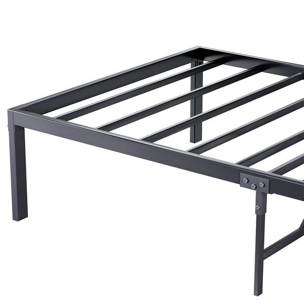 Metal Platform Bed frame ,Sturdy Metal Frame, No Box Spring Needed(Twin)