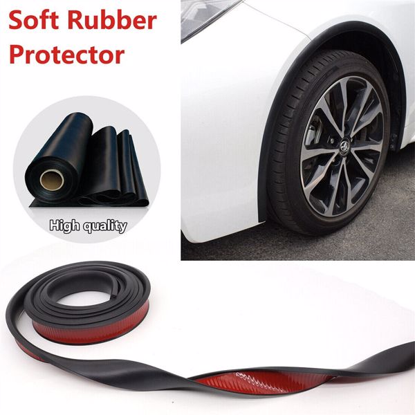 10'' Extra Wide Arches Fender Flares Arch Lip Protector Wheel Eyebrow Trim Strip