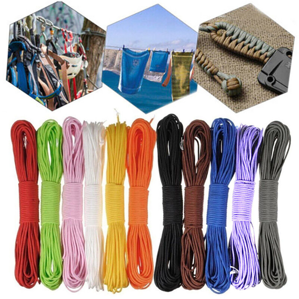 100ft 7 Strand Core Cord 550 Paracord Parachute Rope Lanyard TYPE III Durable W