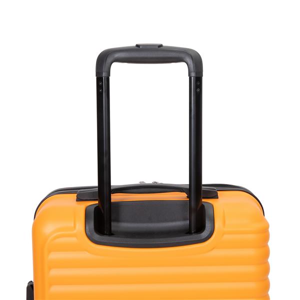 20" Carry on Luggage Lightweight Suitcase, Spinner Wheels, Orange