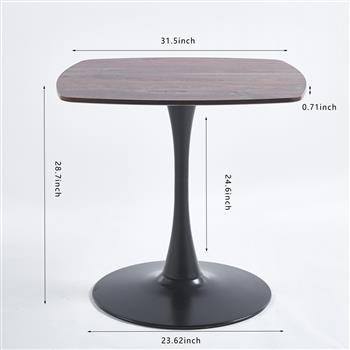 Special Dining Table,MDF Dining Table , Kitchen Table,Black AND WALNUT,exective desk