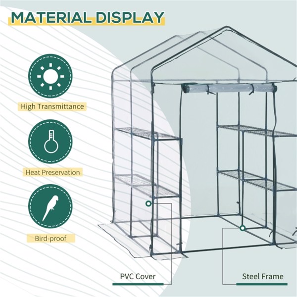 Mini Walk-in Greenhouse ( Amazon Shipping)（Prohibited by WalMart）