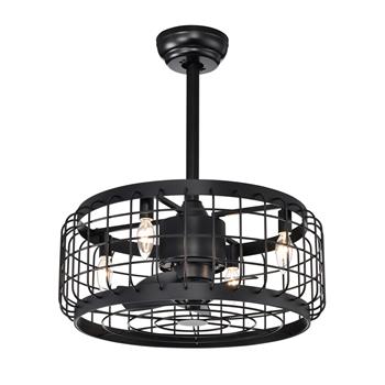 20.24\\" Caged Ceiling Fan with  Remote Control,Timer, 3 Speeds Indoor Ceiling Fan for Farmhouse, Bedroom Living Room(No include Bulbs)