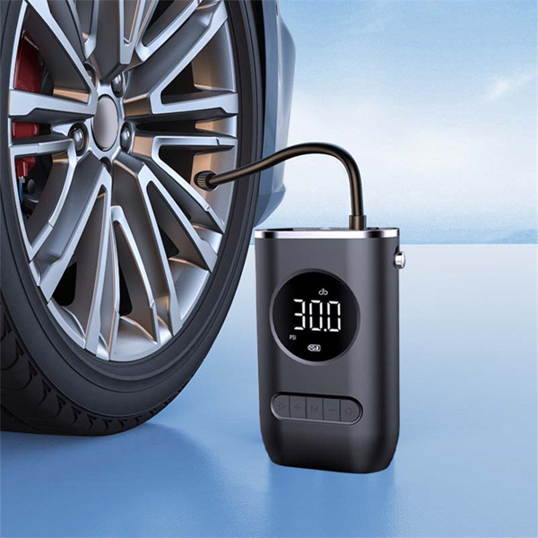 1 Set Car Charging Dual-use Mini Portable Tire Inflator Suitable for Bicycles, Electric Cars, Cars