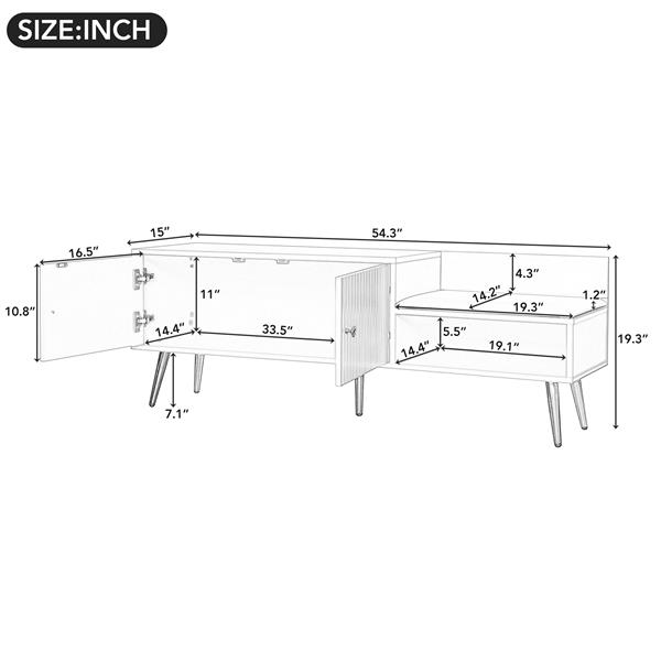 Modern Shoe Storage Bench with Hidden Storage and Upholstered Cushions for Bedside, Living Room and Entryway (Tiffany Blue)