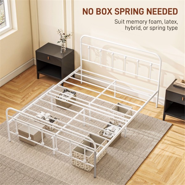 140cm Metal Bed Frame